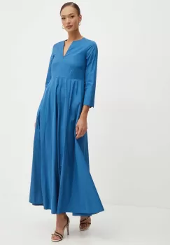 MAX&Co. rochie din bumbac maxi, evazati, 2416221043200 imagine