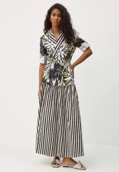 MAX&Co. rochie din bumbac maxi, evazati, 2416221074200 imagine