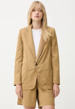 MAX&Co. sacou culoarea verde, un singur rand de nasturi, cu imprimeu, 2526046061200 imagine