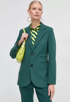 MAX&Co. sacou culoarea verde, un singur rand de nasturi, modelator imagine