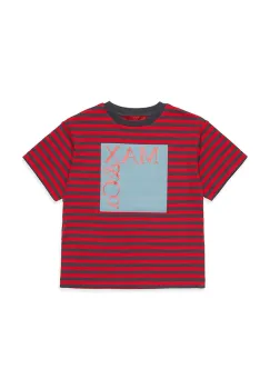MAX&Co. tricou de bumbac pentru copii MAXT24F T-SHIRT culoarea rosu, MX0192 imagine
