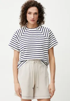 MAX&Co. tricou din amestec de in femei, culoarea alb, 2516941043200 imagine