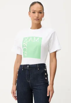 MAX&Co. tricou din bumbac culoarea alb, 2518971024200 imagine