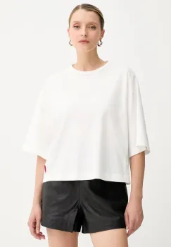 MAX&Co. tricou din bumbac culoarea alb, 2526976023200 imagine