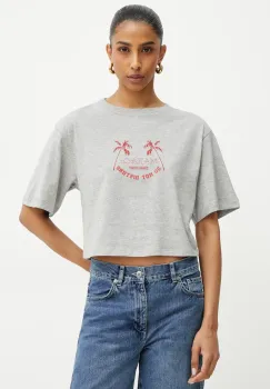 MAX&Co. tricou din bumbac femei, culoarea gri, 2516941083200 imagine