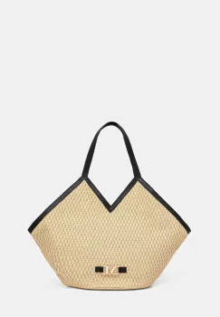 Max Mara Beachwear geanta de plaja culoarea bej, 2516511079600 imagine