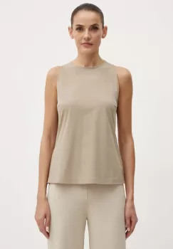 Max Mara Leisure bluza culoarea bej, neted, 2426946027600 imagine