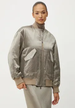 Max Mara Leisure geaca bomber femei, culoarea verde, de tranzitie, 2426486048600 imagine