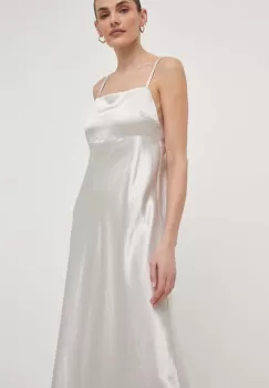 Max Mara Leisure rochie culoarea gri, maxi, evazati imagine