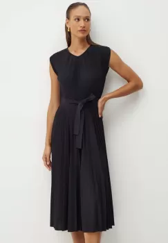 Max Mara Leisure rochie culoarea negru, midi, evazati, 2426626077600 imagine