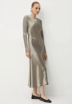 Max Mara Leisure rochie culoarea verde, maxi, evazati, 2426226018600 imagine