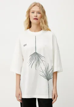 Max Mara Leisure tricou din bumbac femei, culoarea alb, 2516971018600 imagine