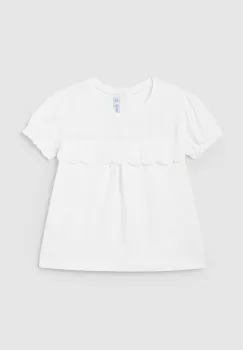 Mayoral bluza bebe culoarea alb, neted imagine