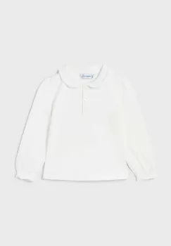 Mayoral bluza bebe culoarea alb, neted, 104 imagine