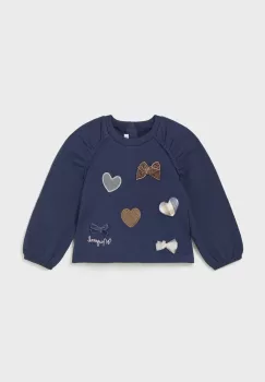 Mayoral bluza bebe culoarea albastru marin, cu imprimeu imagine