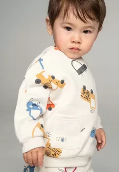 Mayoral bluza bebe culoarea bej, modelator, 2462 imagine