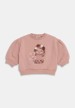 Mayoral bluza bebe culoarea roz, cu imprimeu, 2476 imagine