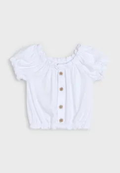 Mayoral bluza copii culoarea alb, neted, 3008 imagine