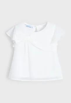 Mayoral bluza copii culoarea alb, neted, 3182 imagine