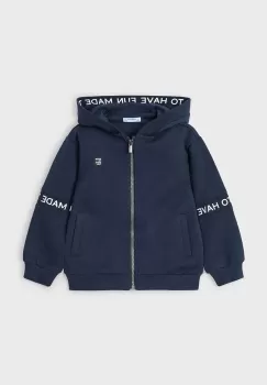 Mayoral bluza copii culoarea albastru marin, cu gluga, cu imprimeu, 4473 imagine