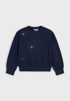 Mayoral bluza copii culoarea albastru marin, cu imprimeu, 4478 imagine