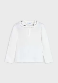 Mayoral bluza copii culoarea albastru marin, neted, 131 imagine