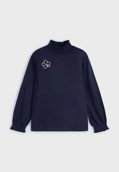 Mayoral bluza copii culoarea albastru marin, neted, 145 imagine