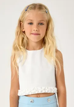 Mayoral bluza copii culoarea bej, cu imprimeu, 3022 imagine