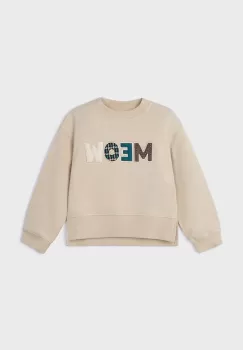 Mayoral bluza copii culoarea bej, cu imprimeu, 4482 imagine
