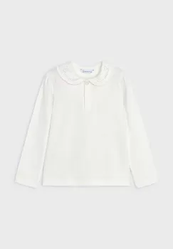 Mayoral bluza copii culoarea bej, neted, 131 imagine