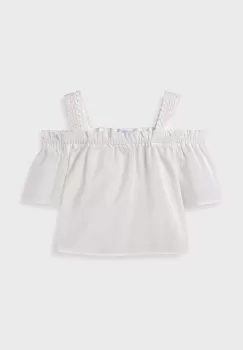Mayoral bluza copii culoarea bej, neted imagine