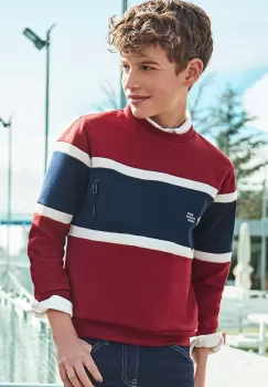 Mayoral bluza copii culoarea bordo, modelator, 7453 imagine