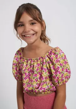 Mayoral bluza copii culoarea galben, modelator imagine