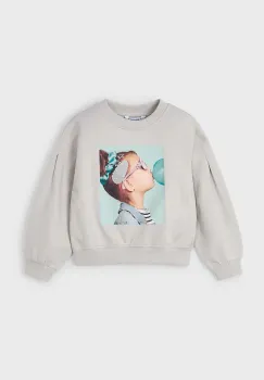 Mayoral bluza copii culoarea gri, cu imprimeu, 3401 imagine