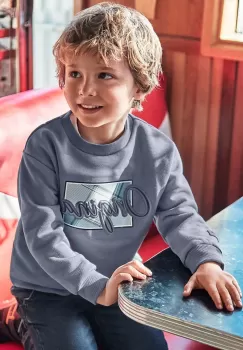 Mayoral bluza copii culoarea gri, cu imprimeu, 4452 imagine