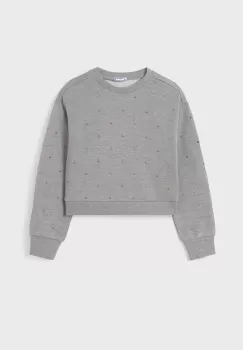 Mayoral bluza copii culoarea gri, cu imprimeu imagine