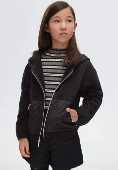 Mayoral bluza copii culoarea negru, cu gluga, neted imagine