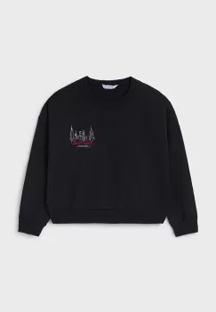 Mayoral bluza copii culoarea negru, cu imprimeu, 7470 imagine