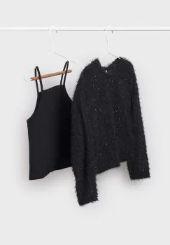 Mayoral bluza copii culoarea negru, neted, 7006 imagine