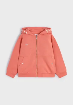 Mayoral bluza copii culoarea portocaliu, cu gluga, cu imprimeu, 3423 imagine