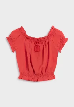Mayoral bluza copii culoarea portocaliu, neted imagine