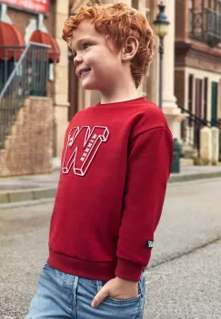 Mayoral bluza copii culoarea rosu, cu imprimeu, 4452 imagine