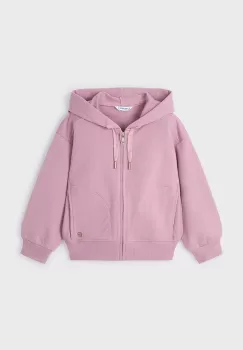 Mayoral bluza copii culoarea roz, cu gluga, neted, 4497 imagine