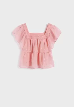 Mayoral bluza copii culoarea roz, modelator imagine