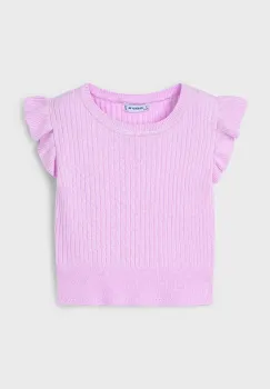 Mayoral bluza copii culoarea roz, neted, 3024 imagine