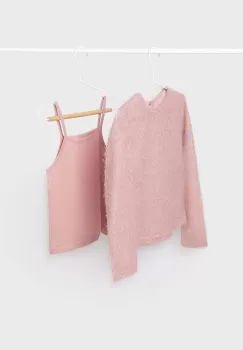 Mayoral bluza copii culoarea roz, neted, 7006 imagine