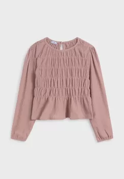 Mayoral bluza copii culoarea roz, neted, 7192 imagine