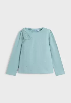 Mayoral bluza copii culoarea turcoaz, neted, 4064 imagine