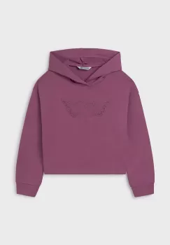Mayoral bluza copii culoarea violet, cu gluga, cu imprimeu, 7469 imagine