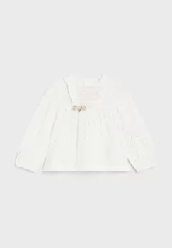 Mayoral bluza de bumbac pentru copii culoarea bej, modelator, 2195 imagine